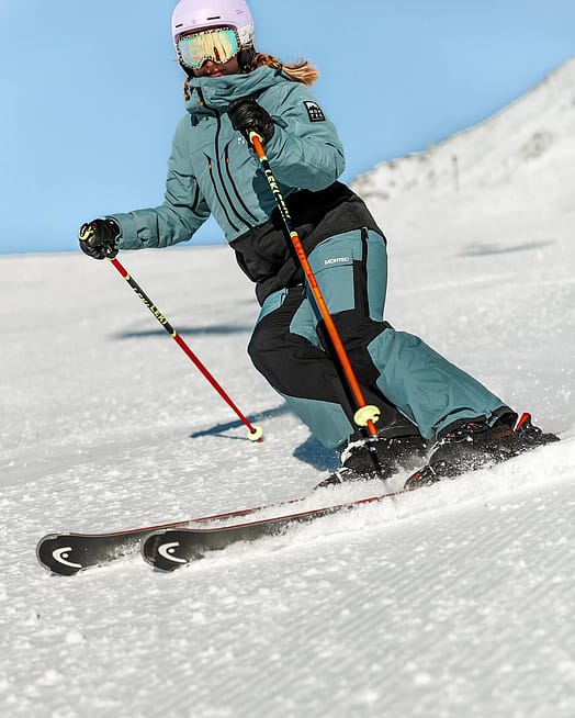 Customer @chiara.lou_ in Moss W Ski Jacket Women Atlantic/Black