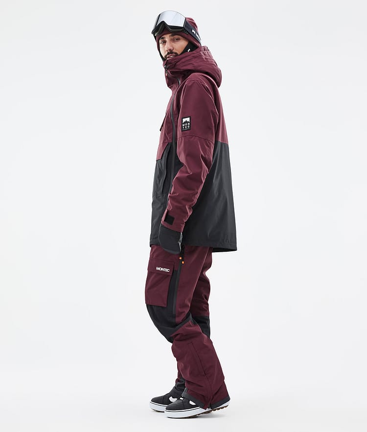 Doom Snowboard Jacket Men Burgundy/Black, Image 4 of 11