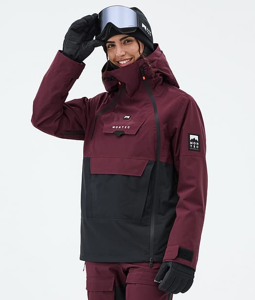 Doom W Ski Jacket Women Burgundy/Black
