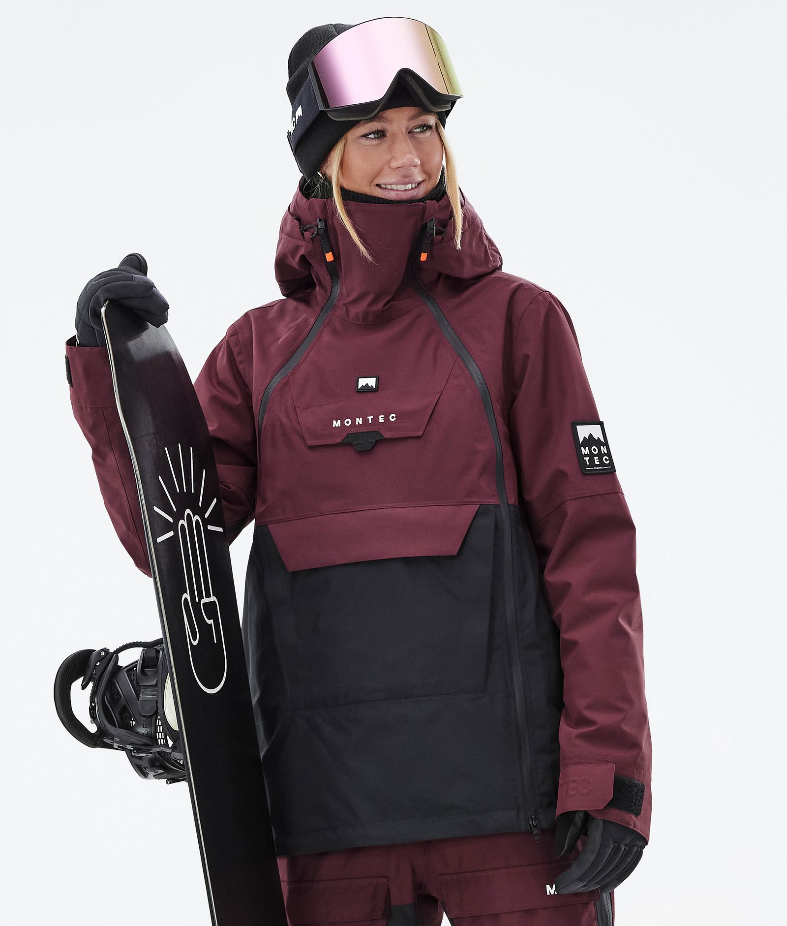 Doom W Snowboard Jacket Women Burgundy/Black, Image 1 of 11