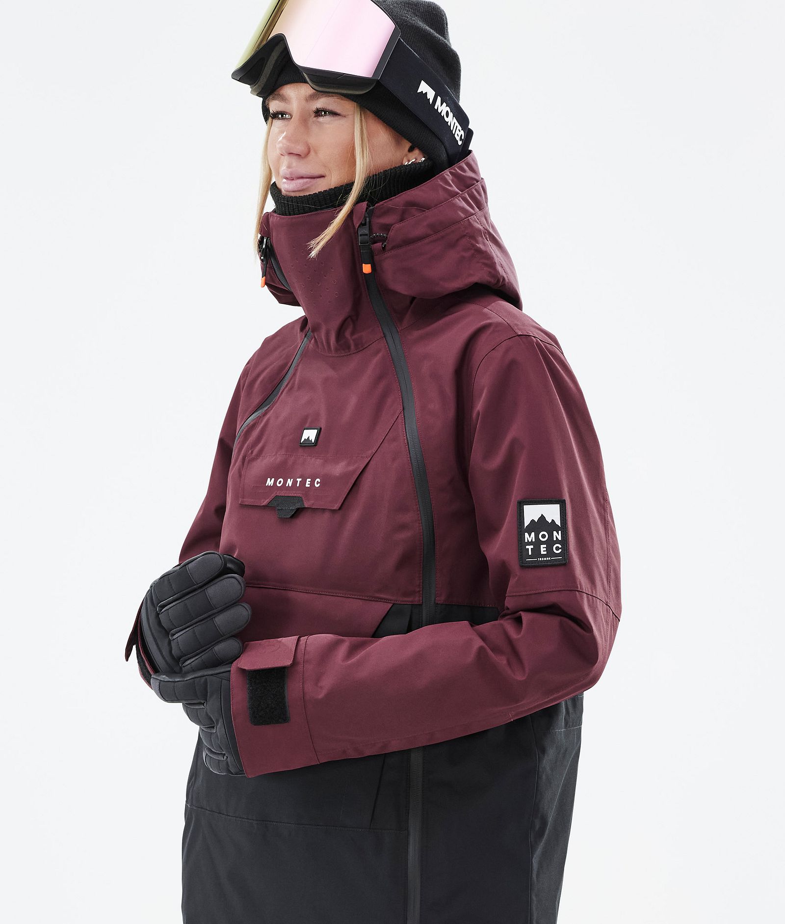 Doom W Snowboard Jacket Women Burgundy/Black, Image 2 of 11