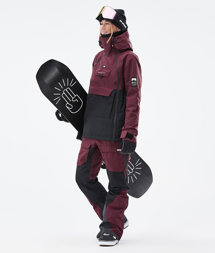 Doom W Snowboard Jacket Women Burgundy/Black, Image 3 of 11
