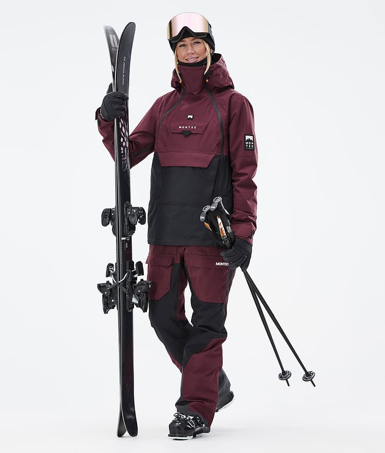 Doom W Ski Jacket Women Burgundy/Black, Image 3 of 11