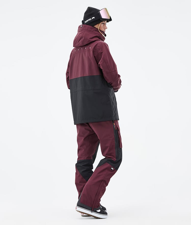 Doom W Snowboard Jacket Women Burgundy/Black, Image 5 of 11