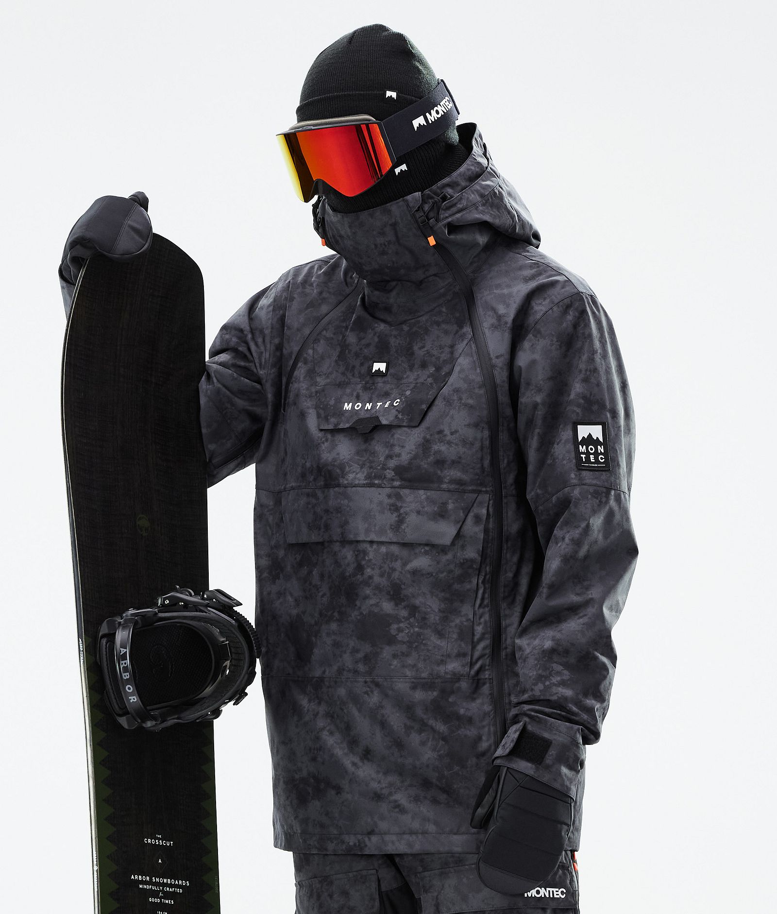 Doom Snowboard Jacket Men Black Tiedye, Image 1 of 11