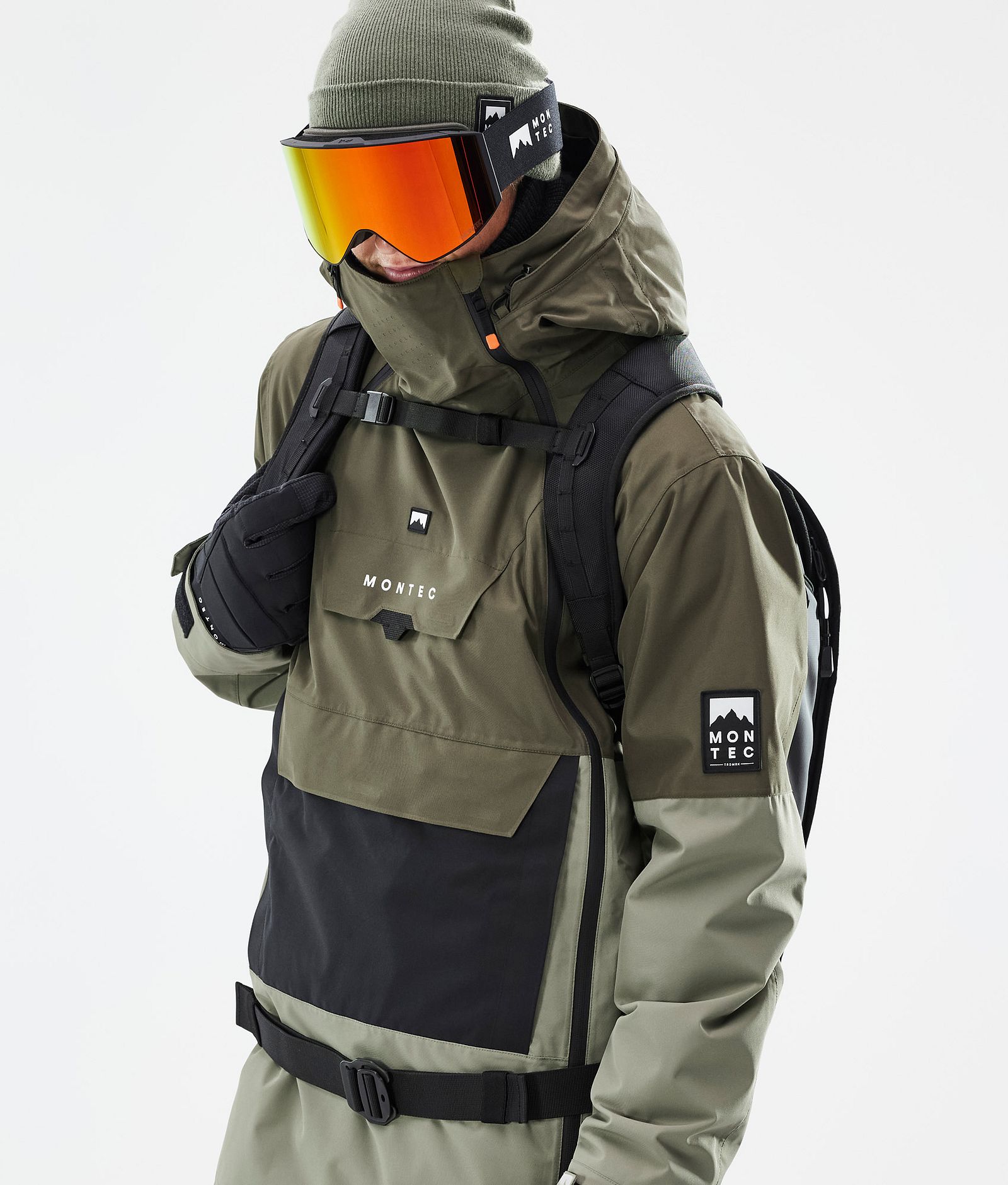 Doom Snowboard Jacket Men Olive Green/Black/Greenish, Image 2 of 11