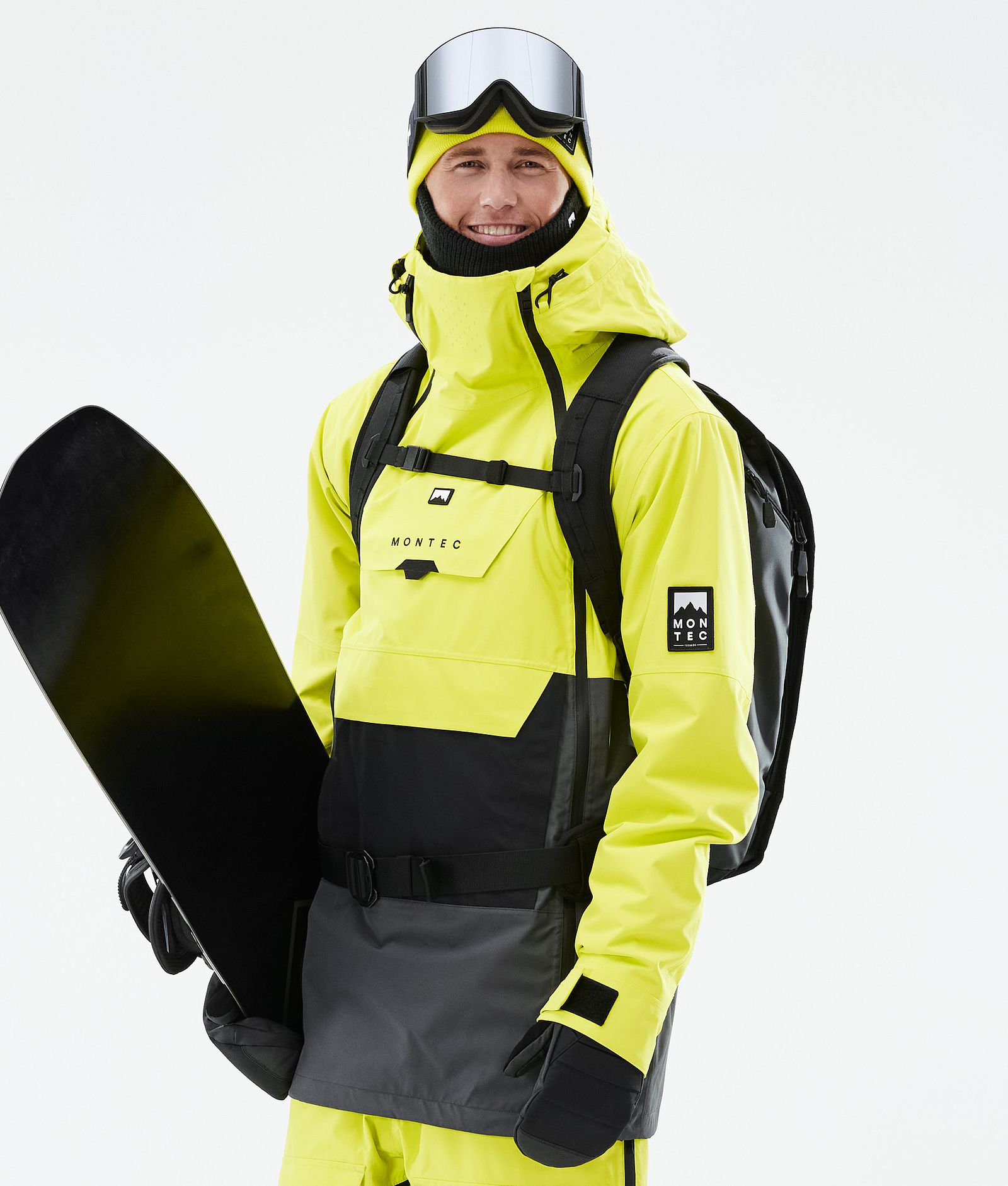 Doom Snowboard Jacket Men Bright Yellow/Black/Phantom, Image 1 of 11