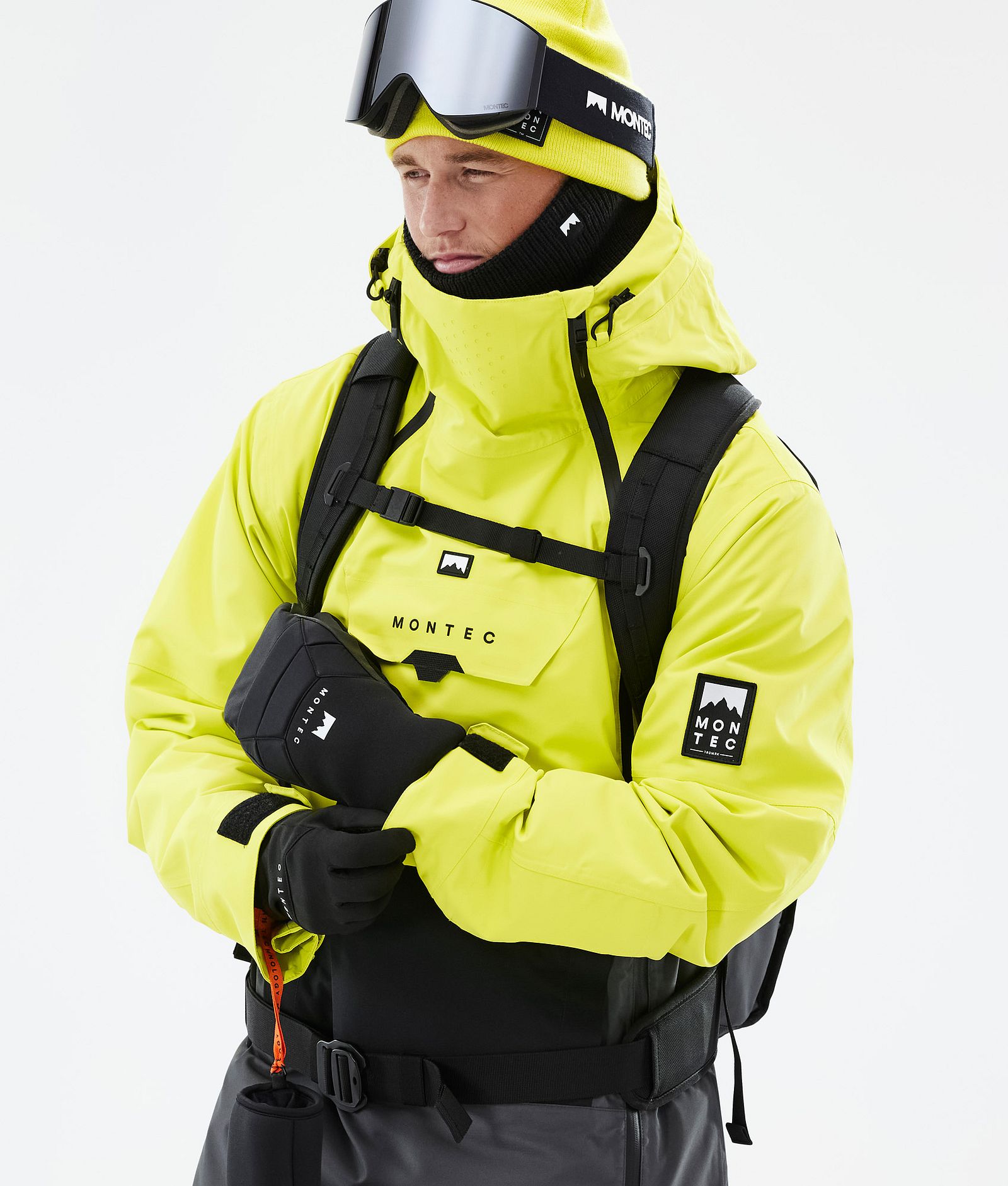 Doom Ski Jacket Men Bright Yellow/Black/Phantom, Image 2 of 11