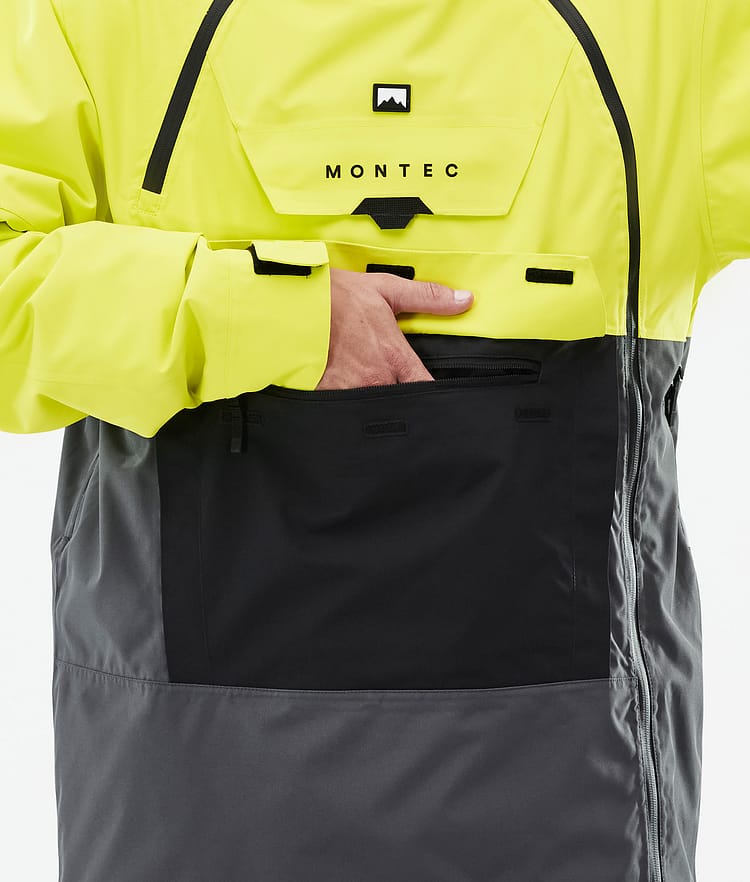 Doom Ski Jacket Men Bright Yellow/Black/Phantom, Image 9 of 11