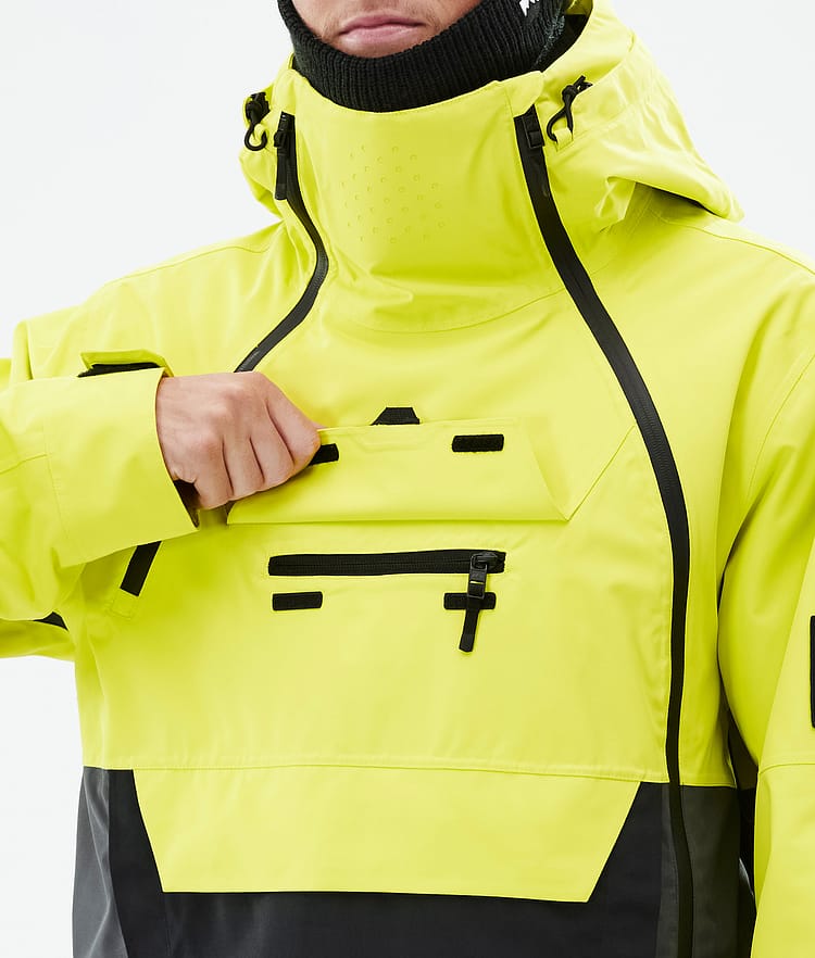 Doom Ski Jacket Men Bright Yellow/Black/Phantom, Image 10 of 11