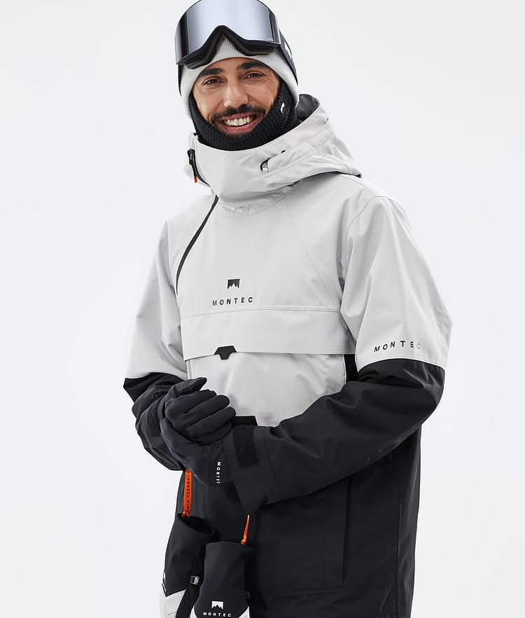Dune Snowboard Jacket Men Light Grey/Black, Image 2 of 9