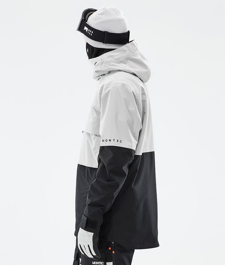 Dune Snowboard Jacket Men Light Grey/Black, Image 6 of 9