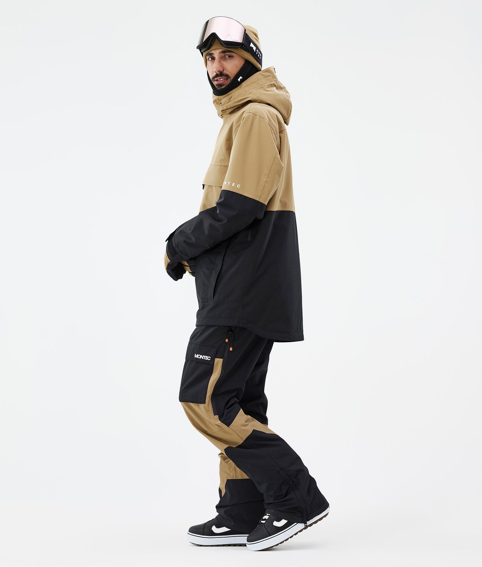 Dune Snowboard Jacket Men Gold/Black, Image 4 of 9