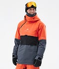 Dune Snowboard Jacket Men Orange/Black/Metal Blue, Image 1 of 9