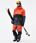 Dune Ski Jacket Men Orange/Black/Metal Blue, Image 3 of 9