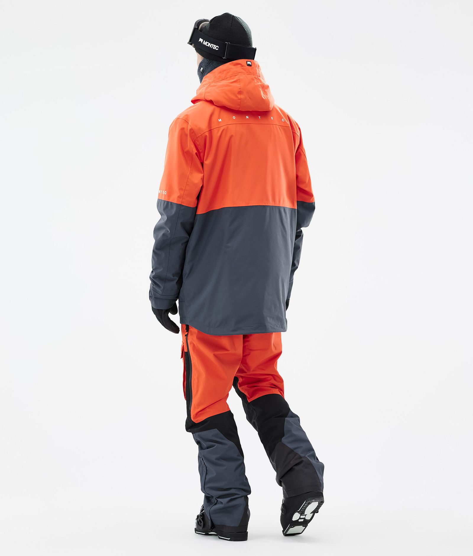 Dune Ski Jacket Men Orange/Black/Metal Blue, Image 5 of 9