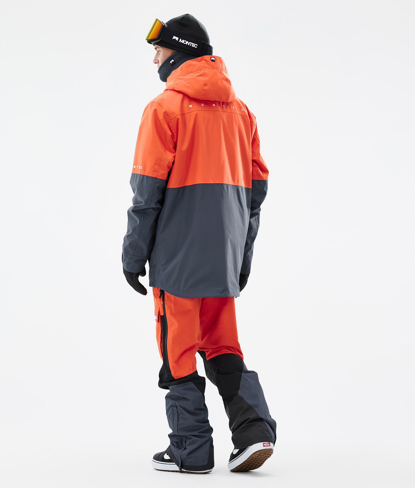 Dune Snowboard Jacket Men Orange/Black/Metal Blue, Image 5 of 9