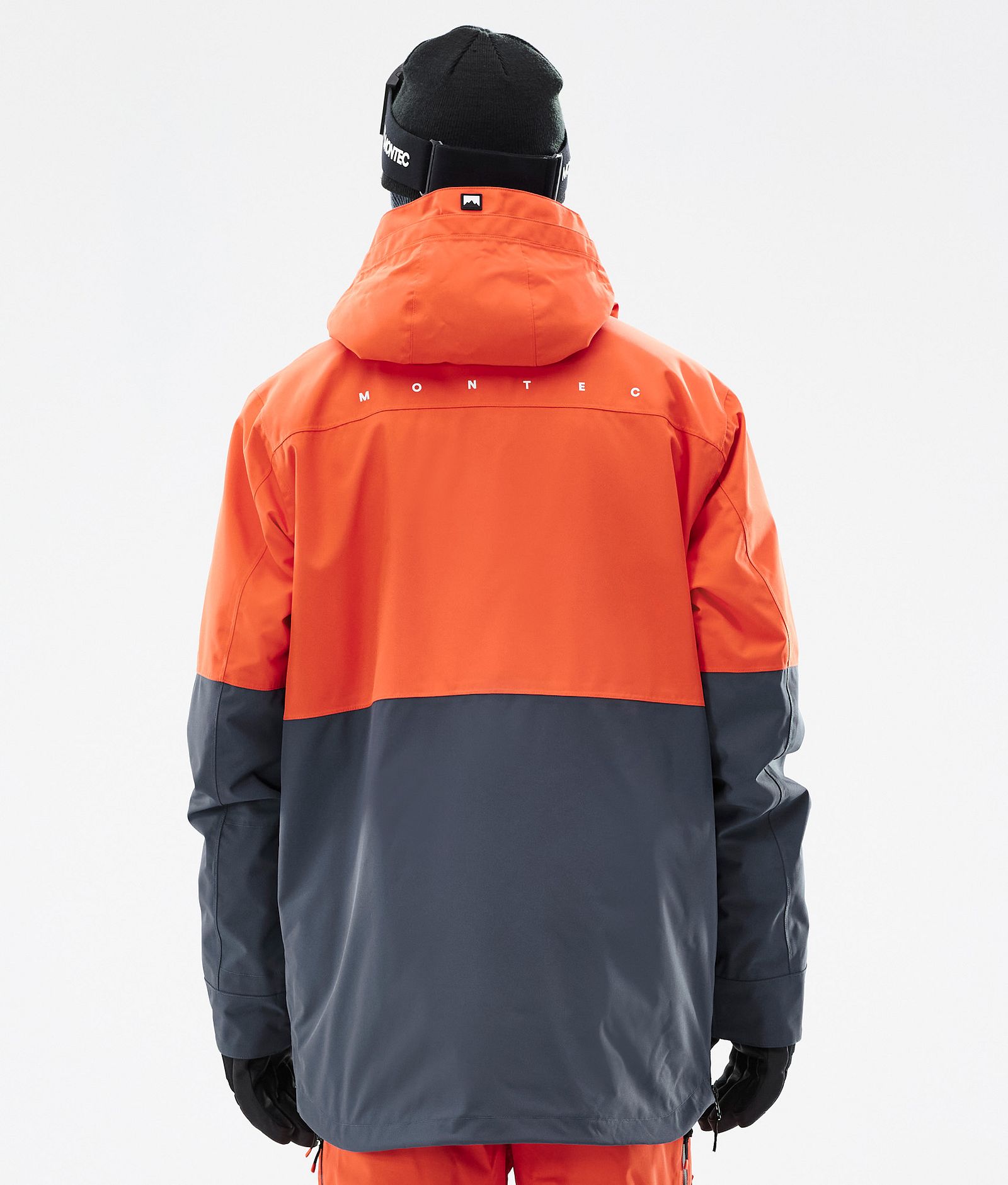 Dune Ski Jacket Men Orange/Black/Metal Blue, Image 7 of 9