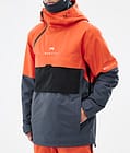 Dune Snowboard Jacket Men Orange/Black/Metal Blue, Image 8 of 9