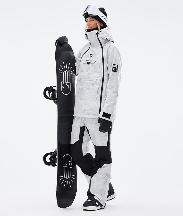 Doom W Snowboard Jacket Women White Tiedye Renewed, Image 3 of 11