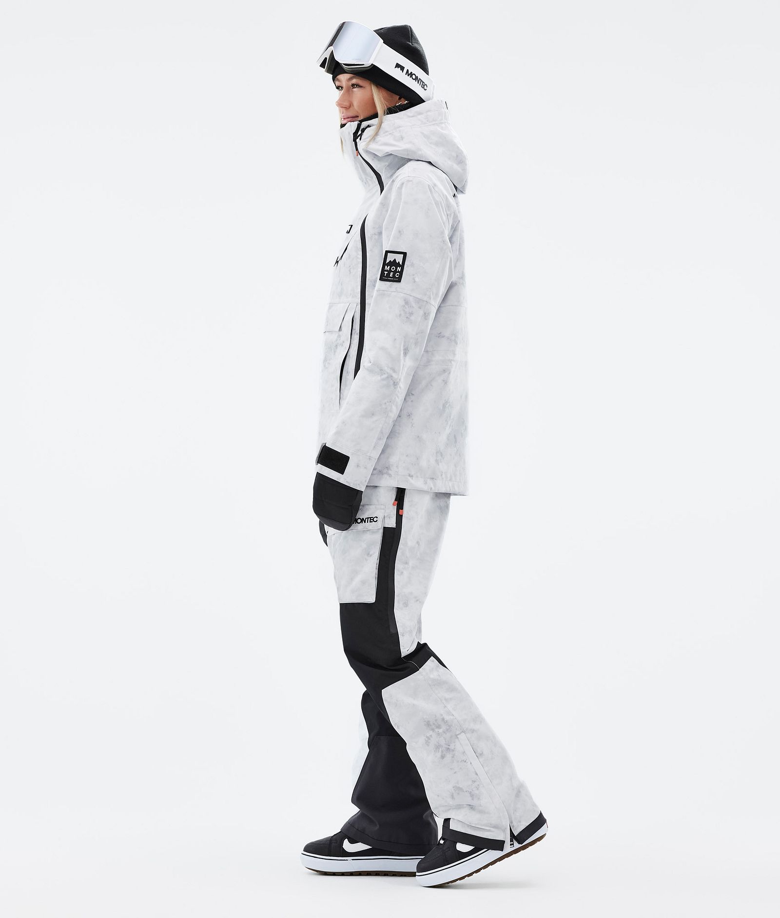 Doom W Snowboard Jacket Women White Tiedye Renewed, Image 4 of 11