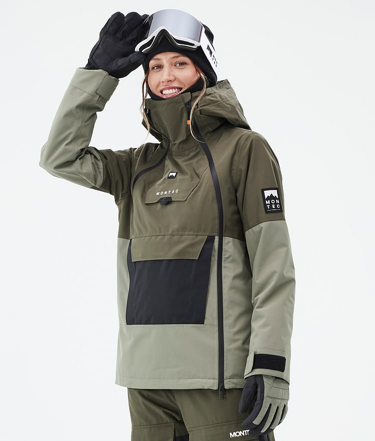 Doom W Ski Jacket Women Olive Green/Black/Greenish, Image 1 of 11
