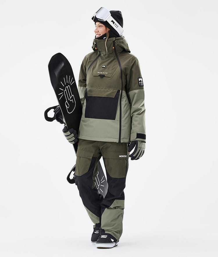 Doom W Snowboard Jacket Women Olive Green/Black/Greenish, Image 3 of 11