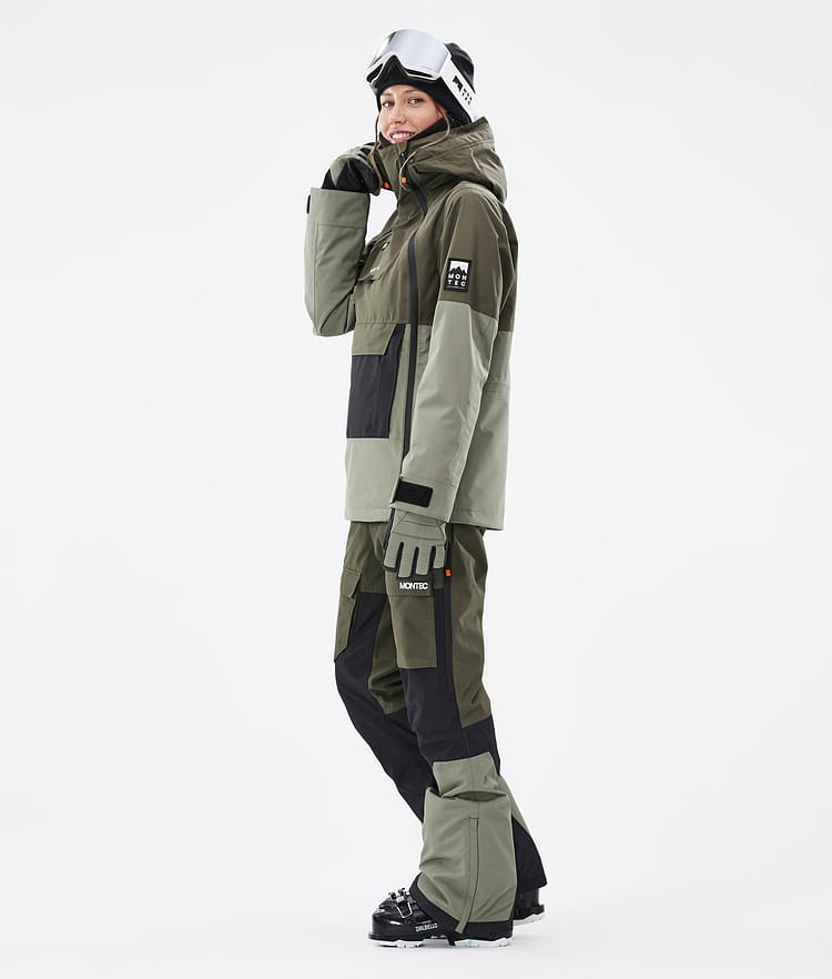 Doom W Ski Jacket Women Olive Green/Black/Greenish, Image 4 of 11