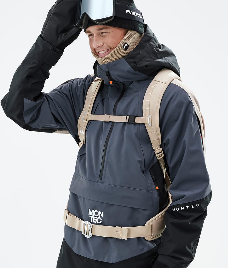 Apex Snowboard Jacket Men Metal Blue/Black/Sand, Image 2 of 10