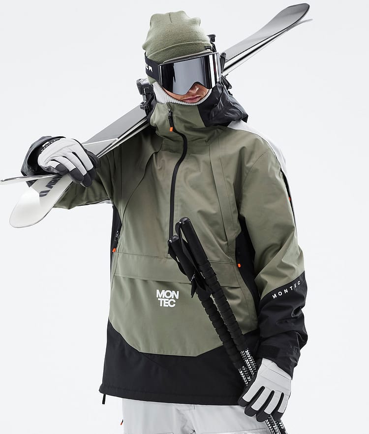 Apex Ski Jacket Men Greenish/Black/Light Grey, Image 2 of 11