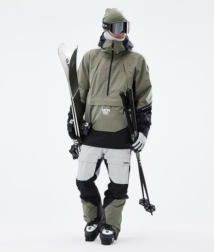 Apex Ski Jacket Men Greenish/Black/Light Grey, Image 4 of 11