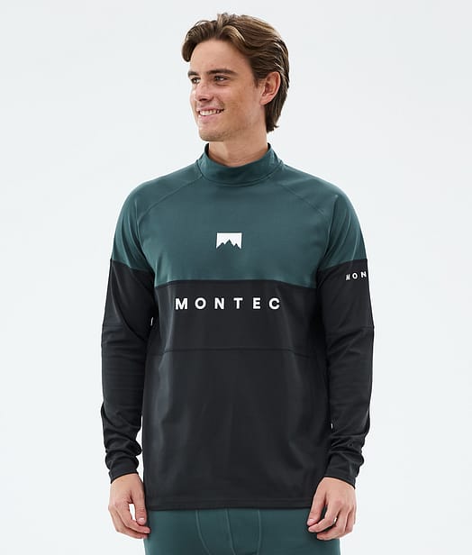 Montec Alpha Base Layer Top Men Dark Atlantic/Black