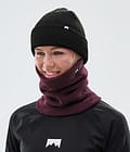 Classic Knitted 2022 Facemask Burgundy, Image 3 of 3
