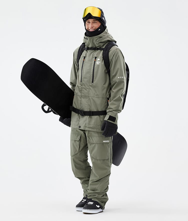 Fawk Snowboard Jacket Men Greenish, Image 3 of 10