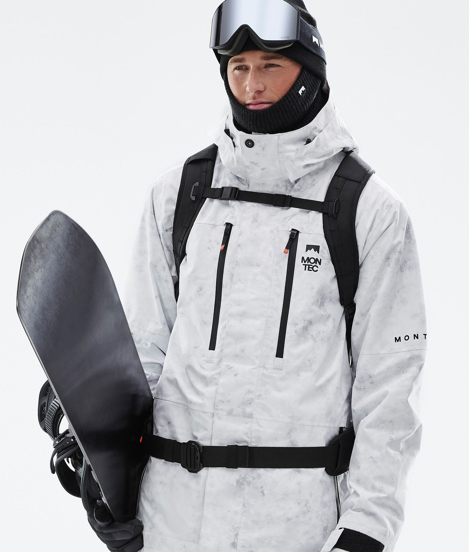 Fawk Snowboard Jacket Men White Tiedye, Image 2 of 10