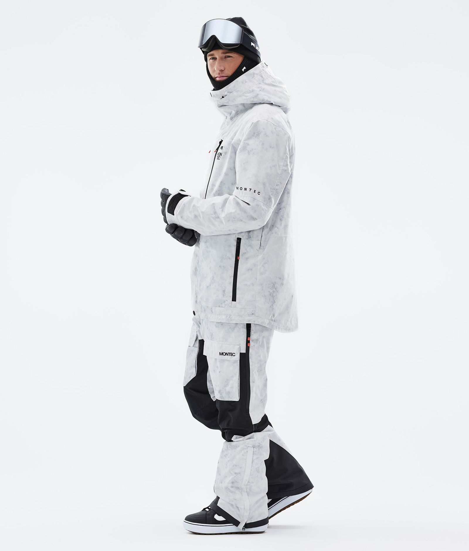 Fawk Snowboard Jacket Men White Tiedye, Image 4 of 10