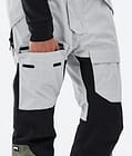Fawk Snowboard Pants Men Light Grey/Black/Greenish, Image 6 of 6