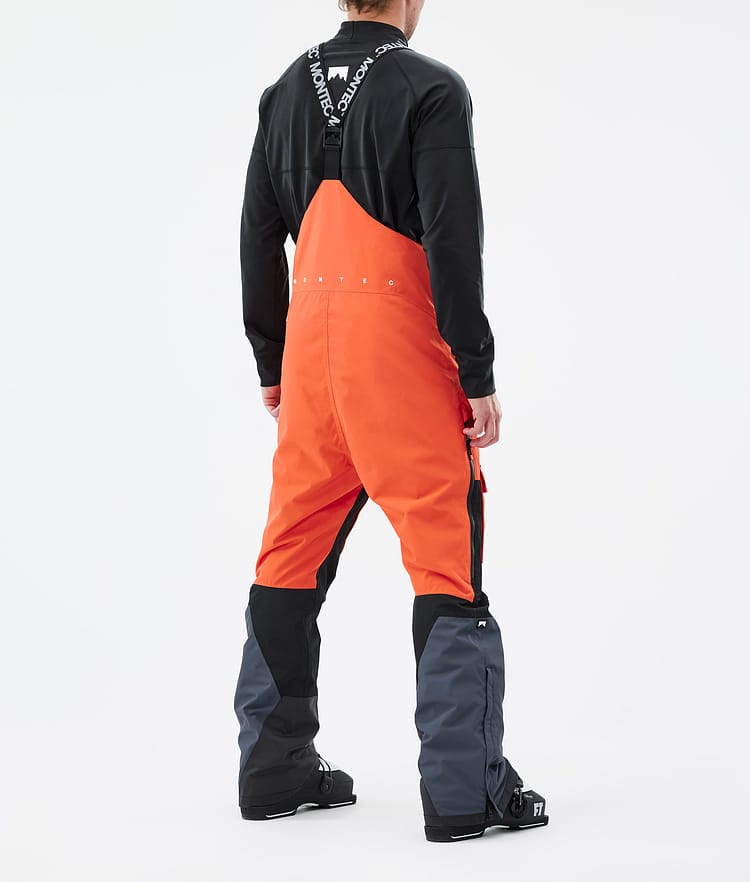 Fawk Ski Pants Men Orange/Black/Metal Blue, Image 3 of 6