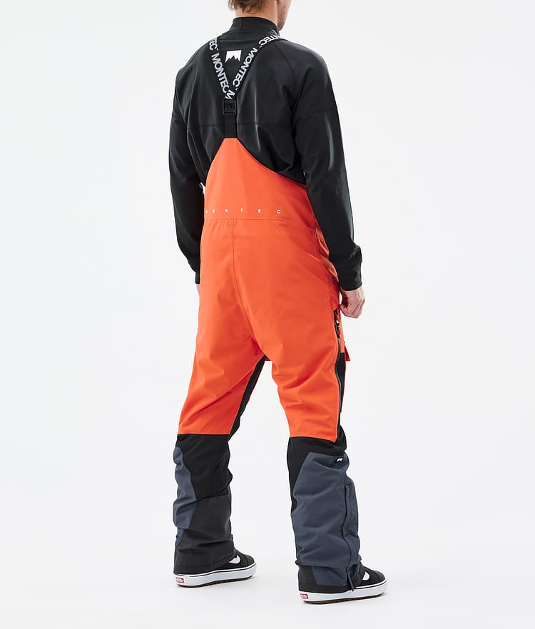 Fawk Snowboard Pants Men Orange/Black/Metal Blue, Image 3 of 6