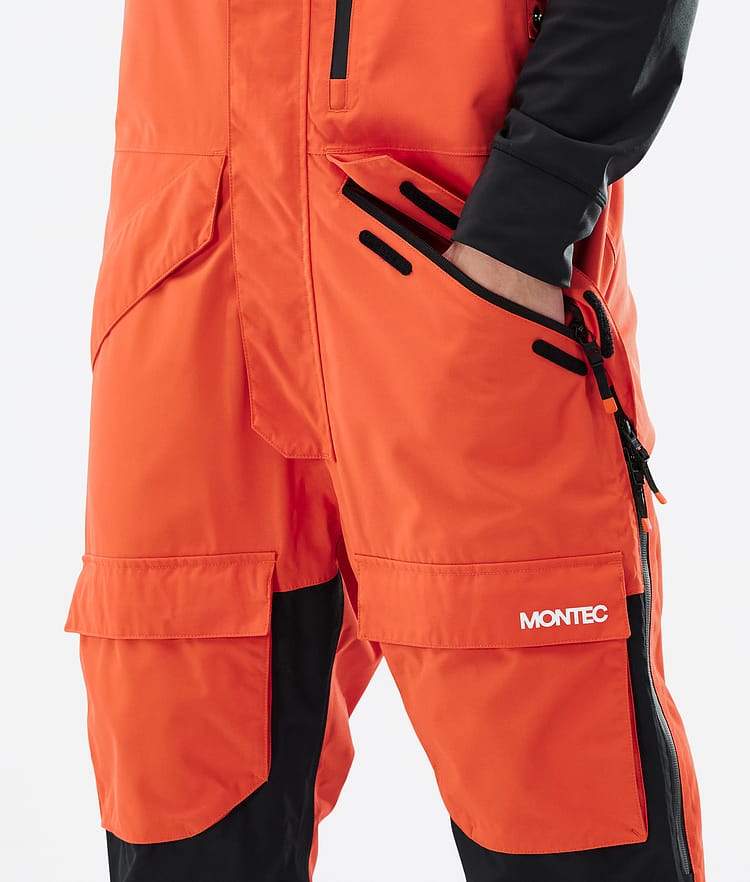 Fawk Ski Pants Men Orange/Black/Metal Blue, Image 4 of 6