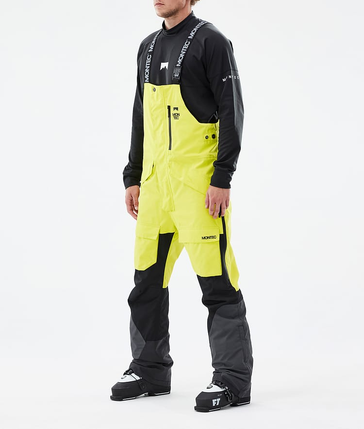 Fawk Ski Pants Men Bright Yellow/Black/Phantom, Image 1 of 6