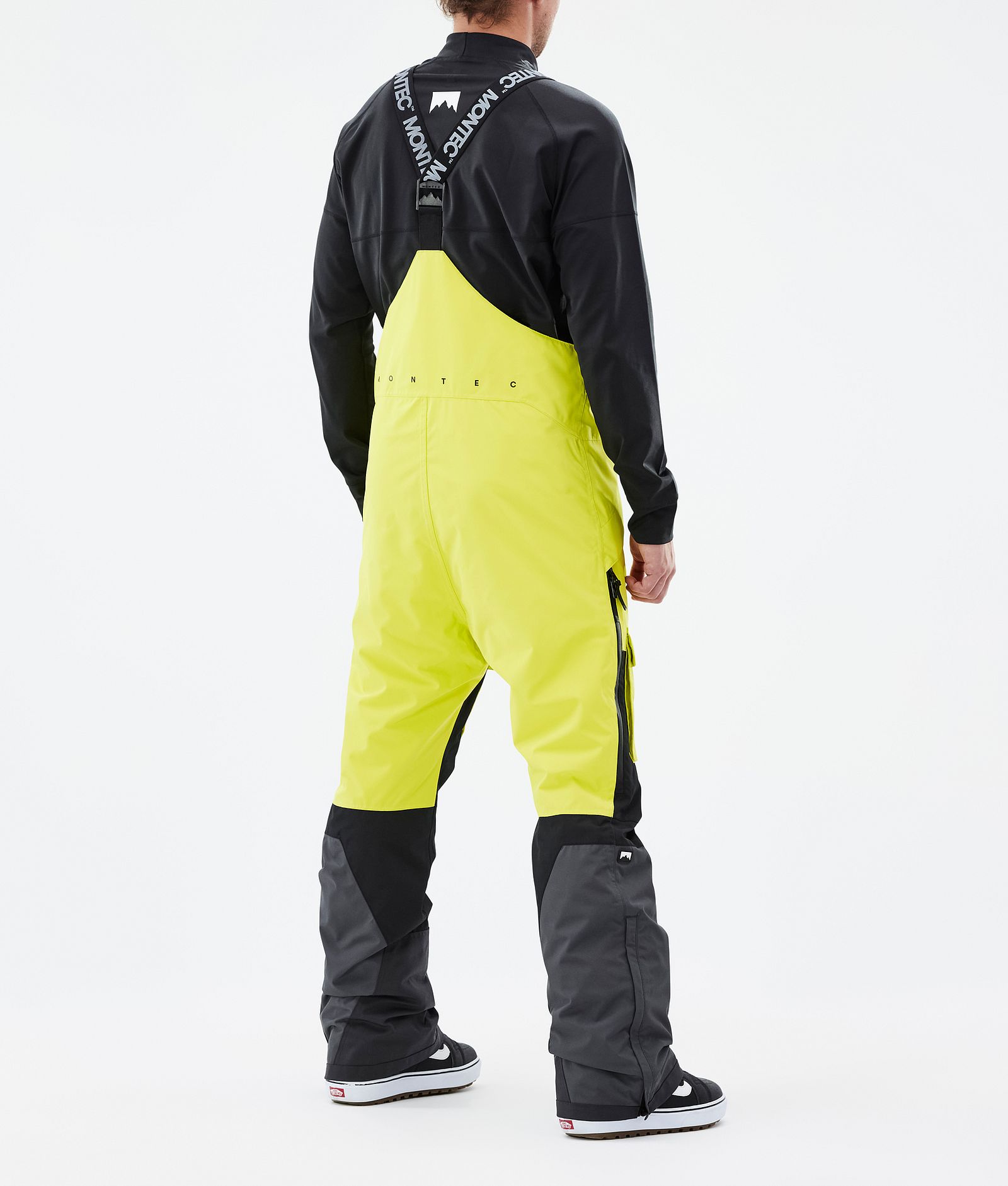 Fawk Snowboard Pants Men Bright Yellow/Black/Phantom, Image 3 of 6