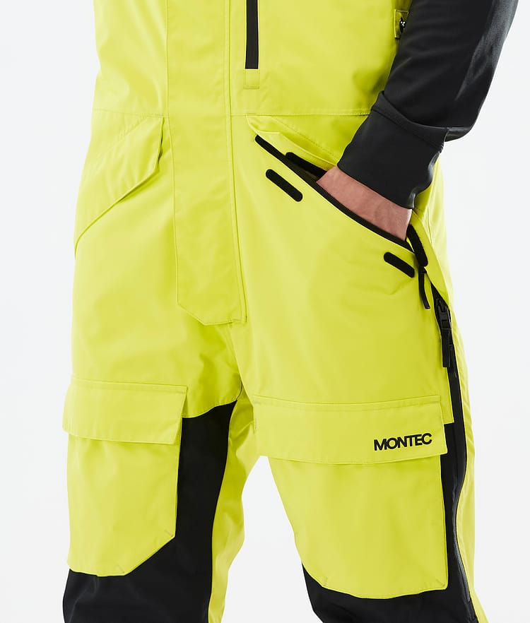Fawk Snowboard Pants Men Bright Yellow/Black/Phantom, Image 4 of 6