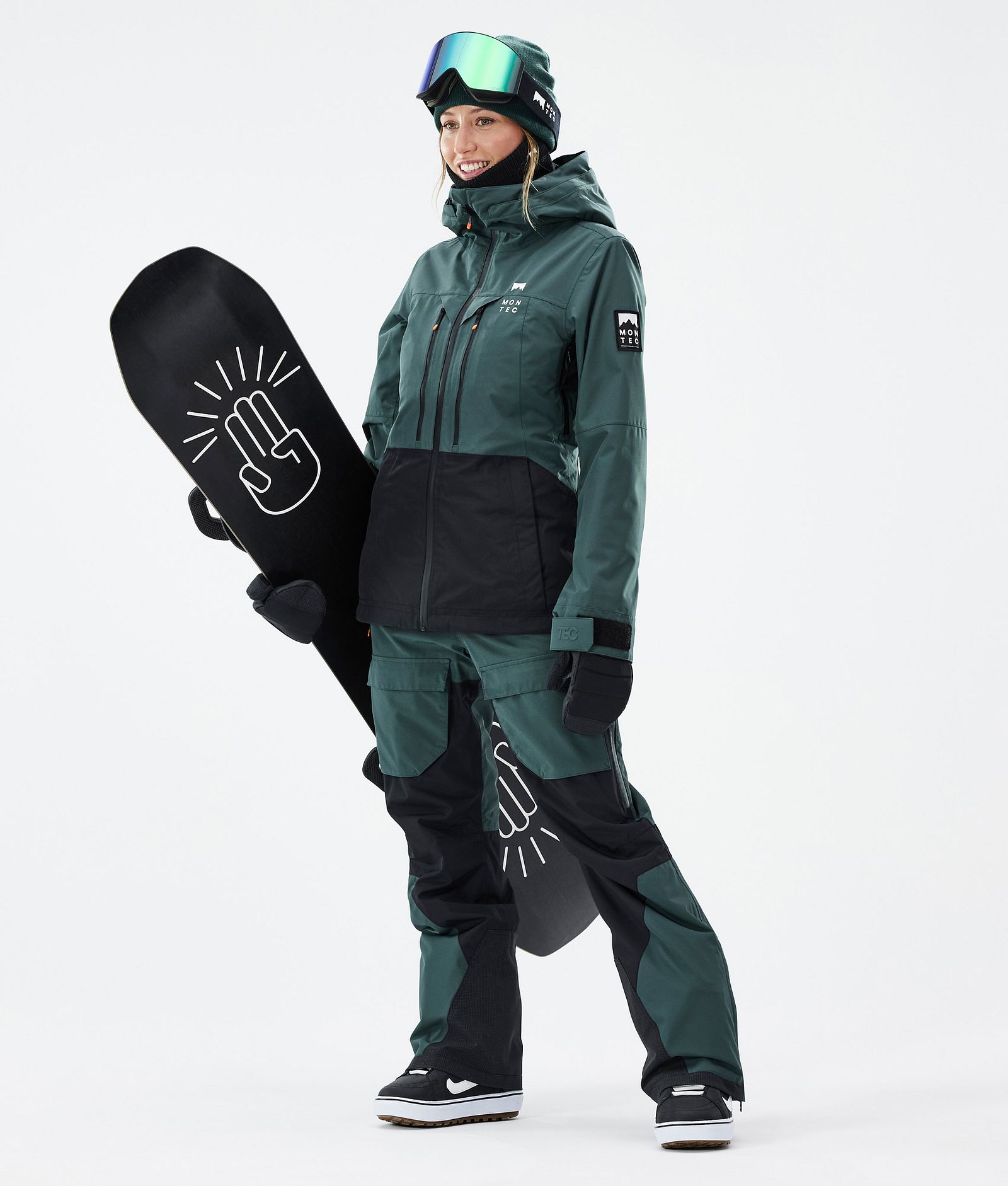 Moss W Snowboard Jacket Women Dark Atlantic/Black, Image 3 of 10