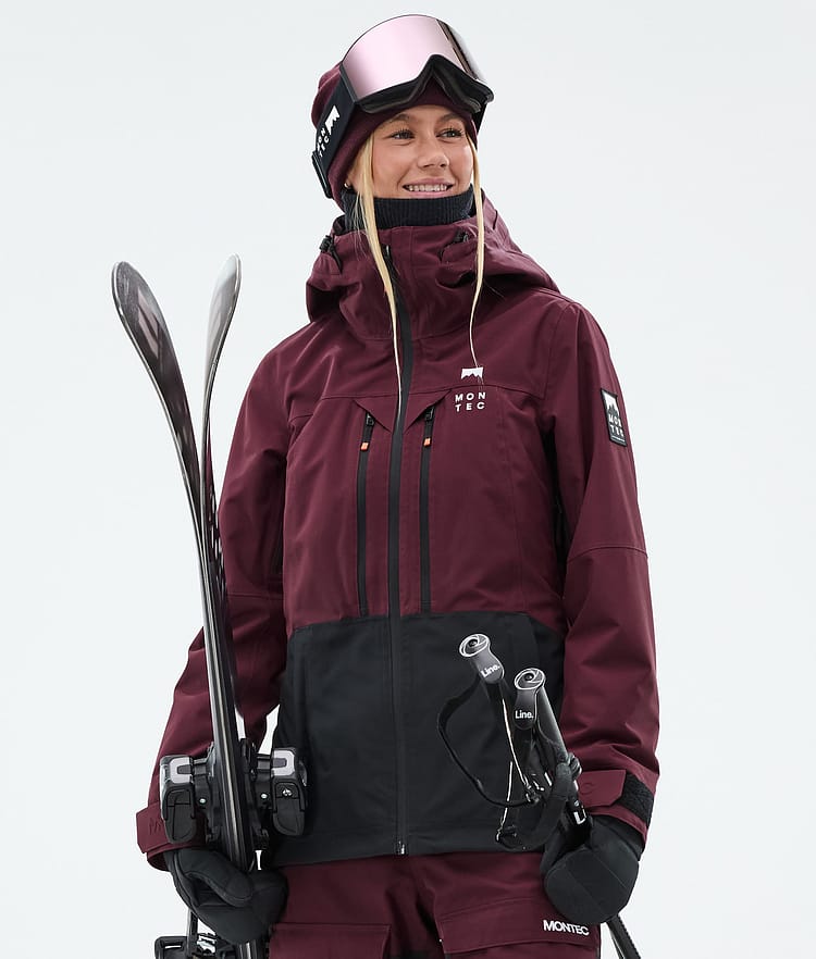 Moss W Ski Jacket Women Burgundy/Black, Image 1 of 9