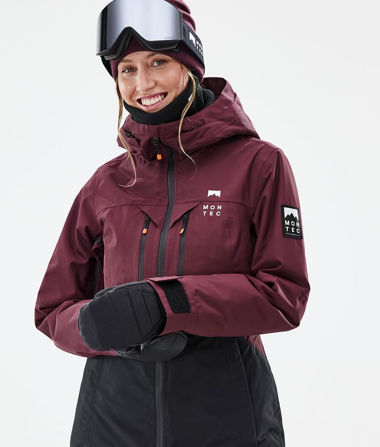 Moss W Snowboard Jacket Women Burgundy/Black, Image 2 of 10