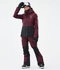 Moss W Snowboard Jacket Women Burgundy/Black, Image 3 of 10