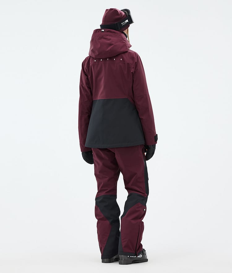 Moss W Ski Jacket Women Burgundy/Black, Image 4 of 9