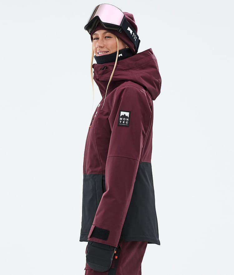 Moss W Ski Jacket Women Burgundy/Black, Image 5 of 9