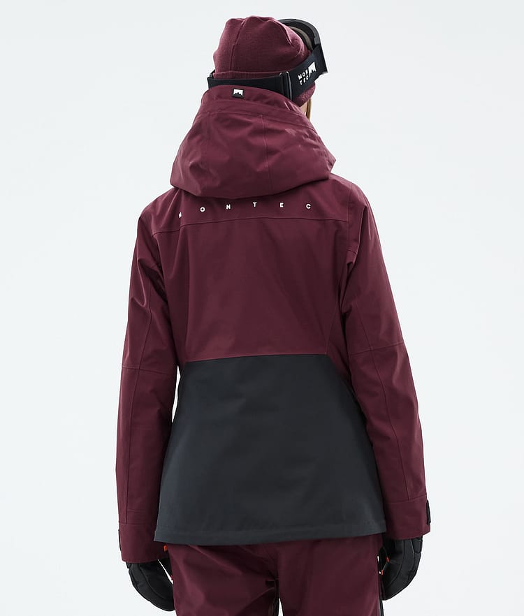 Moss W Ski Jacket Women Burgundy/Black, Image 6 of 9